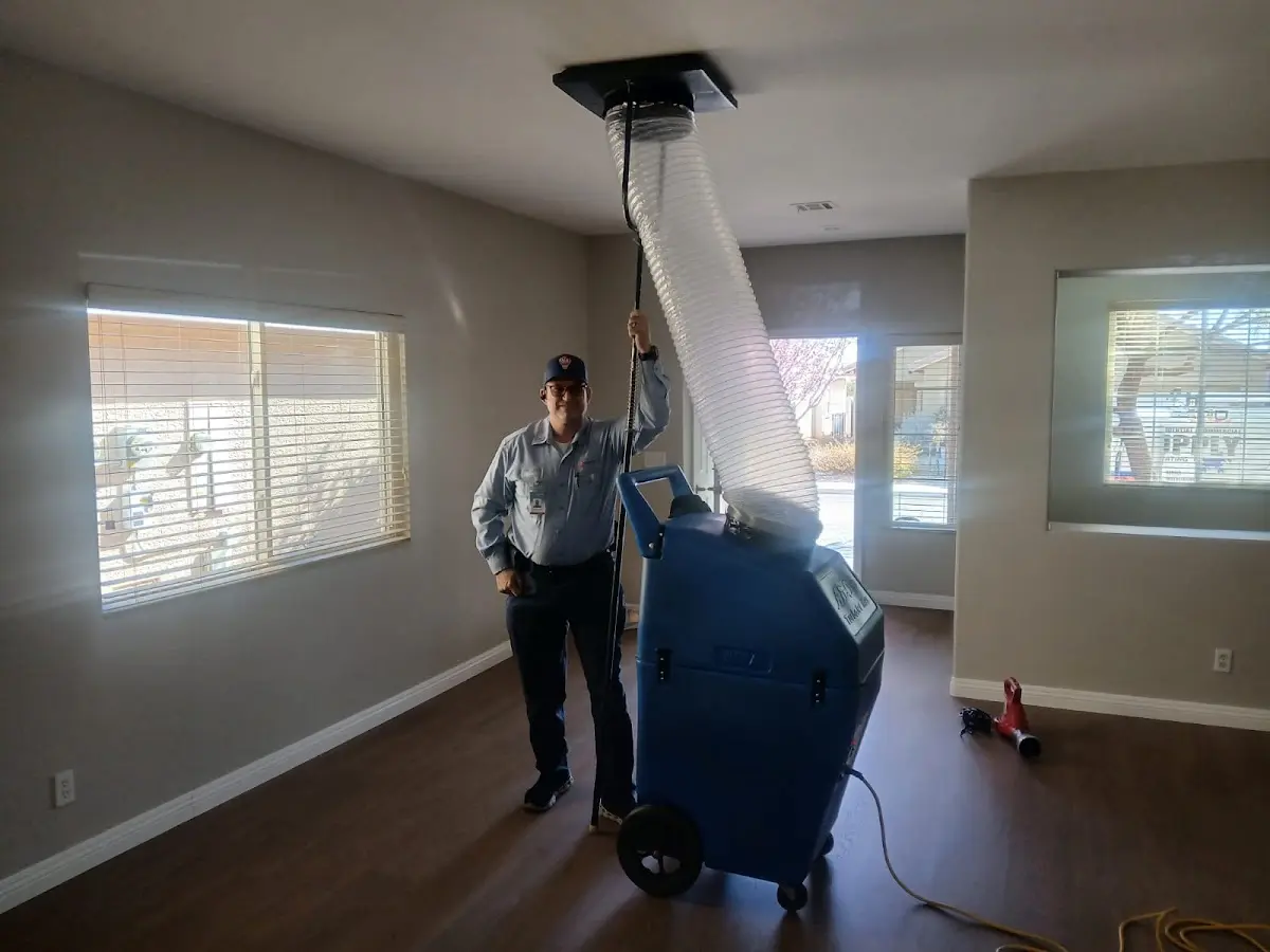 Professional Dryer Vent Cleaning work inside a Oshtemo home